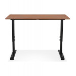 Paris Prix Bureau Hauteur Réglable "Mathew" 140cm Noir & Noyer