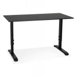 paris prix Bureau Hauteur Réglable "Mathew" 140cm Noir