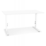 paris prix Bureau Hauteur Réglable "Mathew" 160cm Blanc
