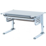 paris prix Bureau Inclinable 1 Tiroir "Ulrik" 110cm Blanc