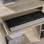 Paris Prix Bureau Informatique à Roulettes "Tao" 80cm Chêne