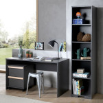 Paris Prix Caisson De Bureau 2 Tiroirs "London" 60cm Gris Anthracite