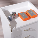 Paris Prix Caisson De Bureau 4 Tiroirs "College" 65cm Blanc