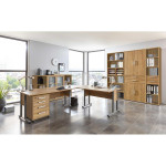 Paris Prix Caisson De Bureau 4 Tiroirs "Kazed" 65cm Chêne