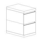 Paris Prix Caisson De Bureau Enfant "Lara" 65cm Blanc