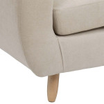 Paris Prix Canapé 2 Places Design "Rétro" 150cm Beige Lin