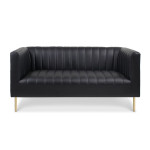 Paris Prix Canapé 2 Places Design "Taylor" 150cm Noir