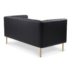 Paris Prix Canapé 2 Places Design "Taylor" 150cm Noir
