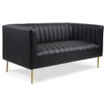 paris prix Canapé 2 Places Design "Taylor" 150cm Noir