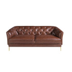 Paris Prix Canapé 2 Places En Cuir "Chester" 176cm Cognac