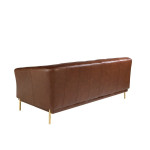 Paris Prix Canapé 2 Places En Cuir "Chester" 176cm Cognac