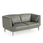 paris prix Canapé 2 Places en Cuir "Hygaz" 175cm Gris