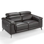 paris prix Canapé 2 Places en Cuir "Relax" 170cm Chocolat
