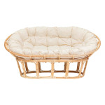 Paris Prix Canapé 2 Places En Rotin "Mamasan" 170cm Beige