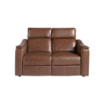 Paris Prix Canapé 2 Places Relax Cuir "Orville" 157cm Cognac