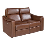 paris prix Canapé 2 Places Relax Cuir "Orville" 157cm Cognac