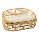 paris prix Canapé 2 Places Rotin & Coussin "Lise" 137cm Naturel