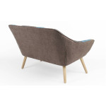 Paris Prix Canapé 2 Places Scandinave "Taone" 128cm Multicolore