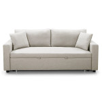 Paris Prix Canapé 3 Places Convertible "Zolan" 194cm Beige