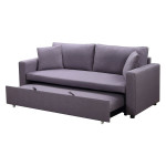 Paris Prix Canapé 3 Places Convertible "Zolan" 194cm Gris