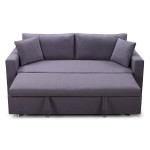 Paris Prix Canapé 3 Places Convertible "Zolan" 194cm Gris