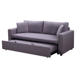 Paris Prix Canapé 3 Places Convertible "Zolan" 194cm Gris