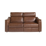 Paris Prix Canapé 3 Places Relax Cuir "Orville" 190cm Cognac