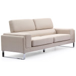 paris prix Canapé 3 Places Tissu "Ezekiel" 198cm Beige