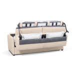 Paris Prix Canapé Convertible 3 Places "Aly" 198cm Beige