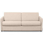 paris prix Canapé Convertible 3 Places "Aly" 198cm Beige