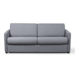 paris prix Canapé Convertible 3 Places "Aly" 198cm Gris