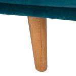 Paris Prix Canapé Convertible 3 Places "Jack" 214cm Bleu Canard