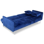 Paris Prix Canapé Convertible 3 Places "Lacla" 191cm Bleu