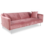 Paris Prix Canapé Convertible 3 Places "Lacla" 191cm Rose