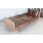 Paris Prix Canapé Convertible 3 Places "Lacla" 191cm Taupe