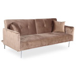 paris prix Canapé Convertible 3 Places "Lacla" 191cm Taupe