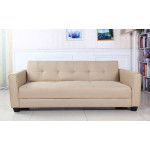 Paris Prix Canapé Convertible 3 Places "Tosello" 200cm Beige