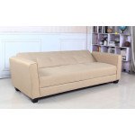 Paris Prix Canapé Convertible 3 Places "Tosello" 200cm Beige