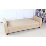 Paris Prix Canapé Convertible 3 Places "Tosello" 200cm Beige