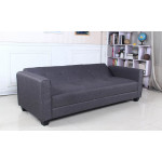 Paris Prix Canapé Convertible 3 Places "Tosello" 200cm Gris