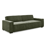 paris prix Canapé Convertible 3 Places Velours "Dudley" 230cm Vert