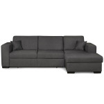 paris prix Canapé Convertible d'Angle Droit "Hip" 262cm Gris
