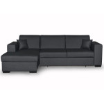 paris prix Canapé Convertible d'Angle Gauche "Hip" 262cm Gris