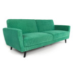 paris prix Canapé Convertible en Velours "Garry" 220cm Vert