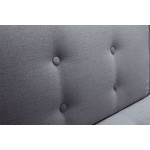 Paris Prix Canapé Convertible "Jeanot" 180cm Gris Foncé