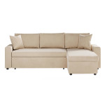 paris prix Canapé d'Angle Convertible "Zema" 227cm Beige
