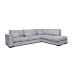 paris prix Canapé d'Angle Droit "Byzance" 303cm Gris Clair