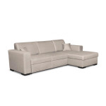 Paris Prix Canapé D'Angle Droit Convertible "Hip" 262cm Beige