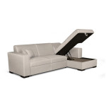 Paris Prix Canapé D'Angle Droit Convertible "Hip" 262cm Beige