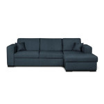 paris prix Canapé d'Angle Droit Convertible "Hip" 262cm Bleu Pétrole